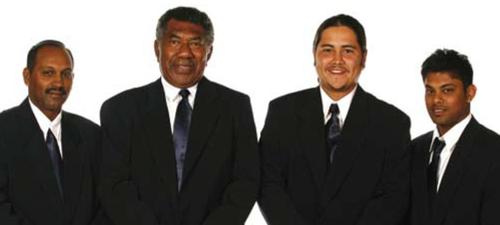 Arvind Lal, Poasa Ravea, Olaf Allen, Neelkash Ram